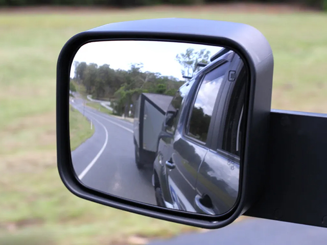 MSA 4x4 Towing Mirrors Suitable for Toyota LandCruiser Prado 250 Series (Chrome, Electric, Heated, Indicators, Blind Spot Monitoring, Power Fold, Puddle Light, Memory, Exit Assist) - TM2451